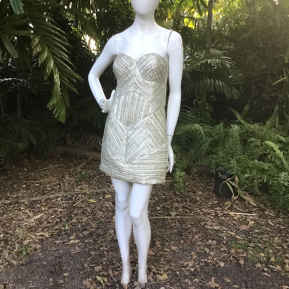 Vintage John Paul Ataker  metal like Dress - Picture 3 of 8